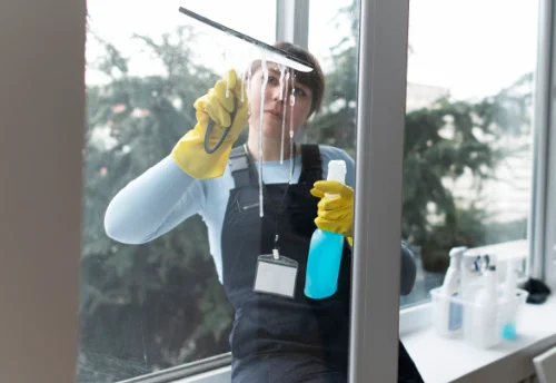 Nettoyage de vitres intérieures et extérieures à Bretx